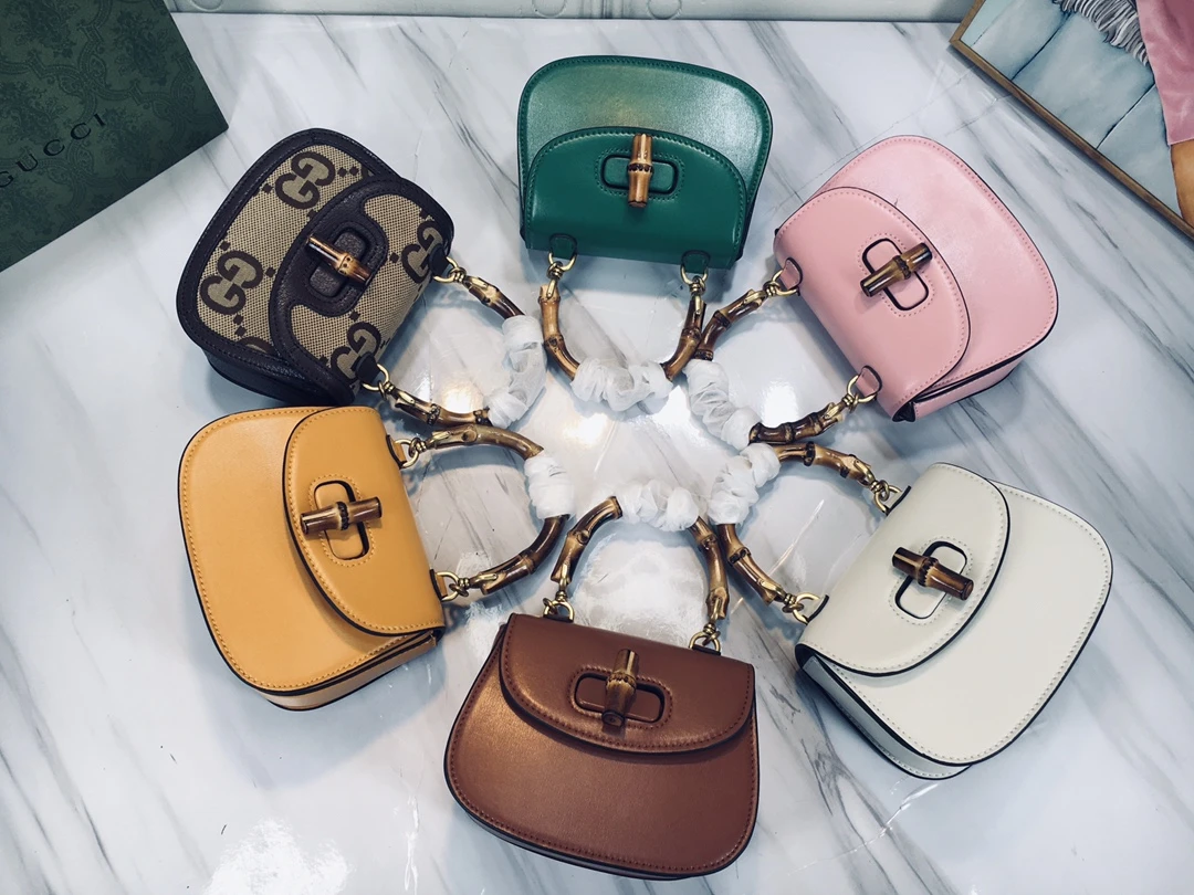 Gucci Double G Bamboo 1947 mini top handle bag 1 Gucci Double G Bamboo 1947 mini top handle bag