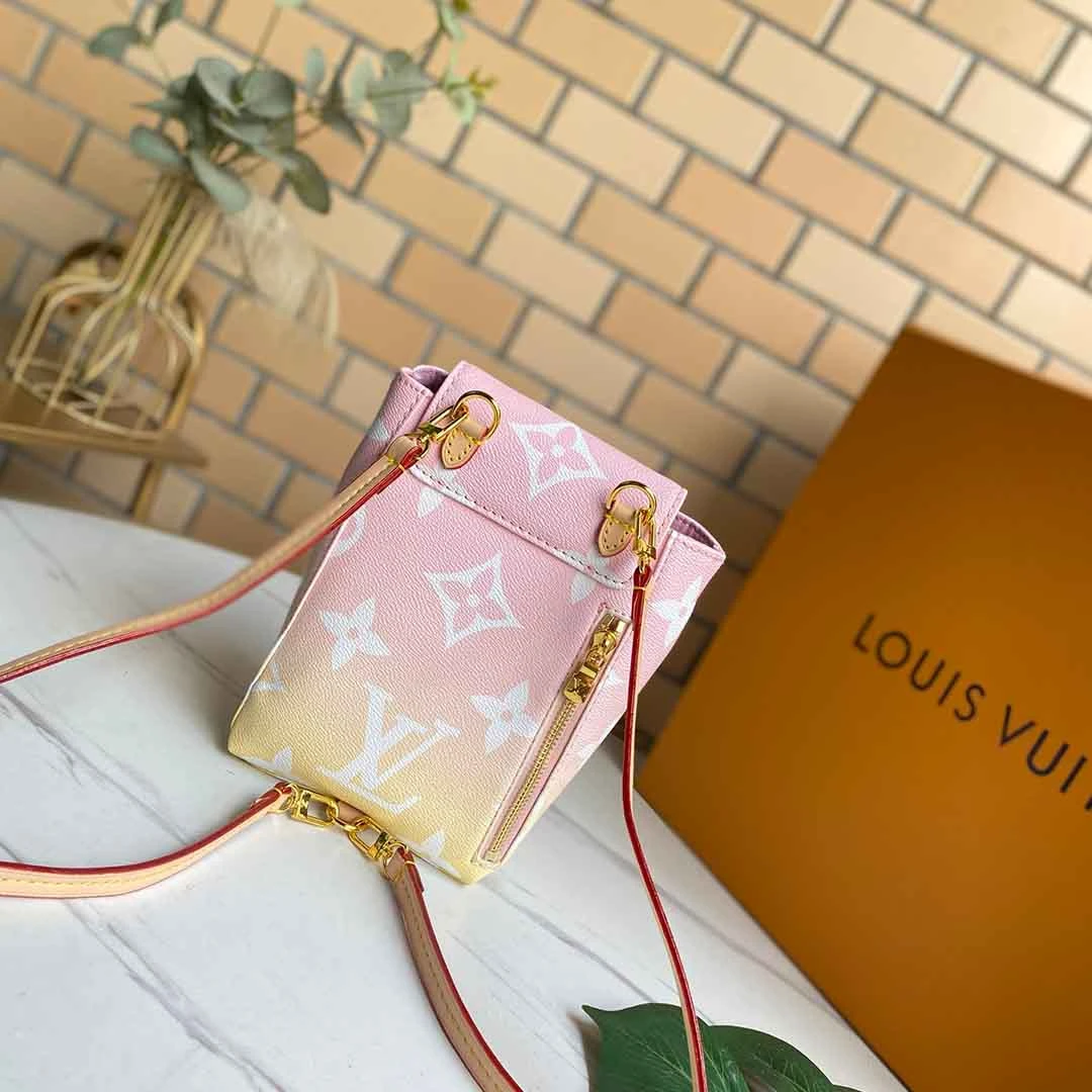 Louis Vuitton TINY BACKPACK M45764 PINK/BLUE 8 7-3