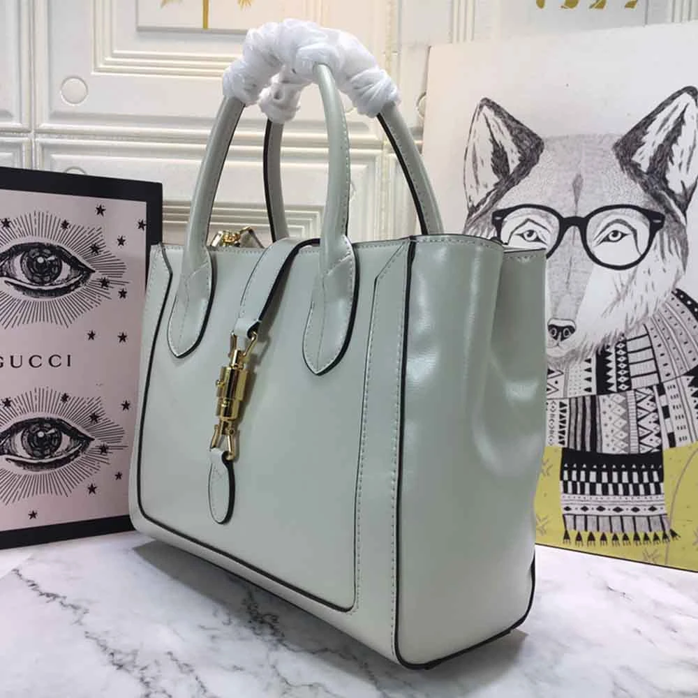 Gucci Jackie 1961 large tote bag 649015 RED/BLACK/GREY 10 8-4