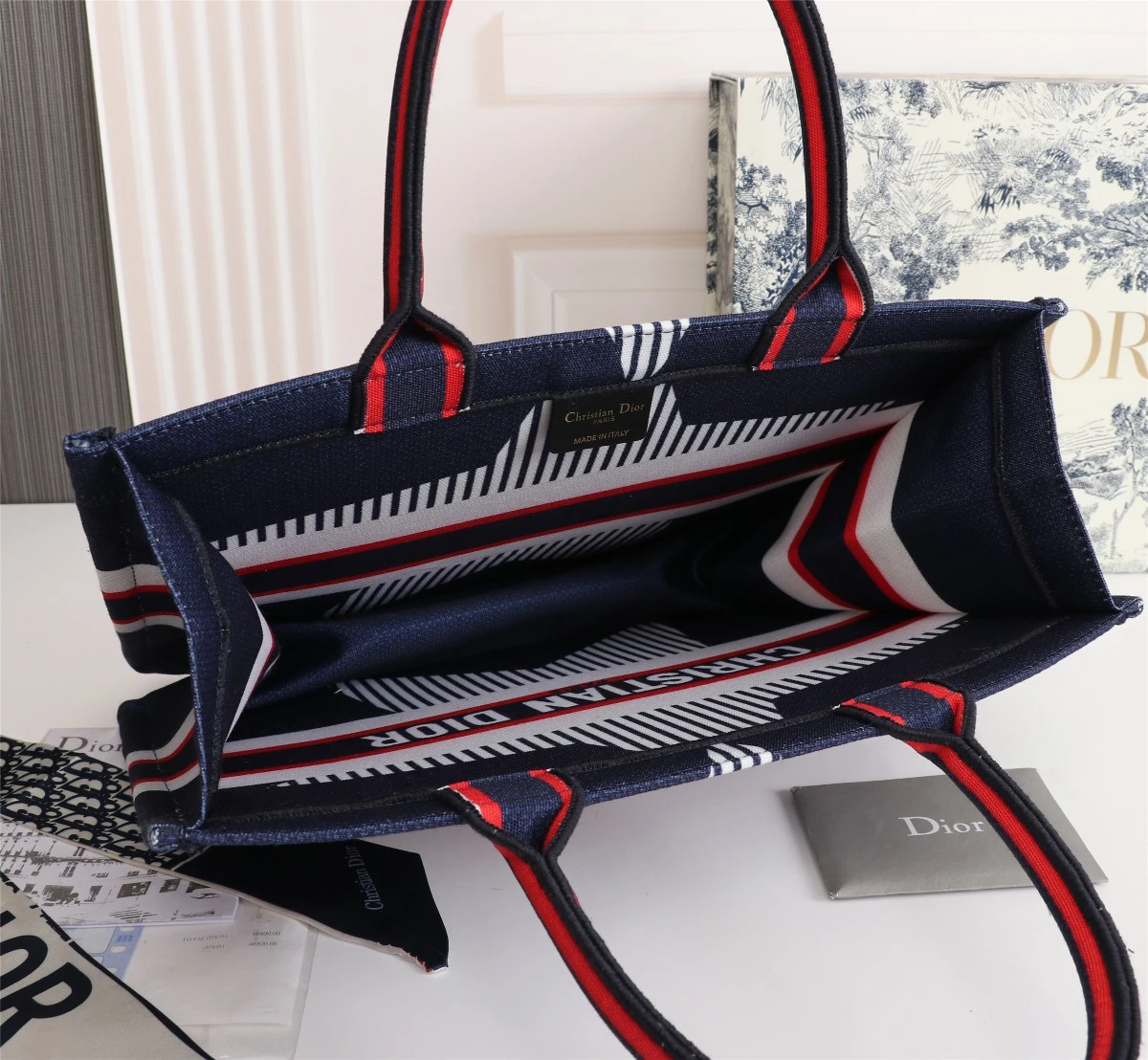 Dior Vintage Oblique Book Tote 9898 42/36cm 9 9898-9