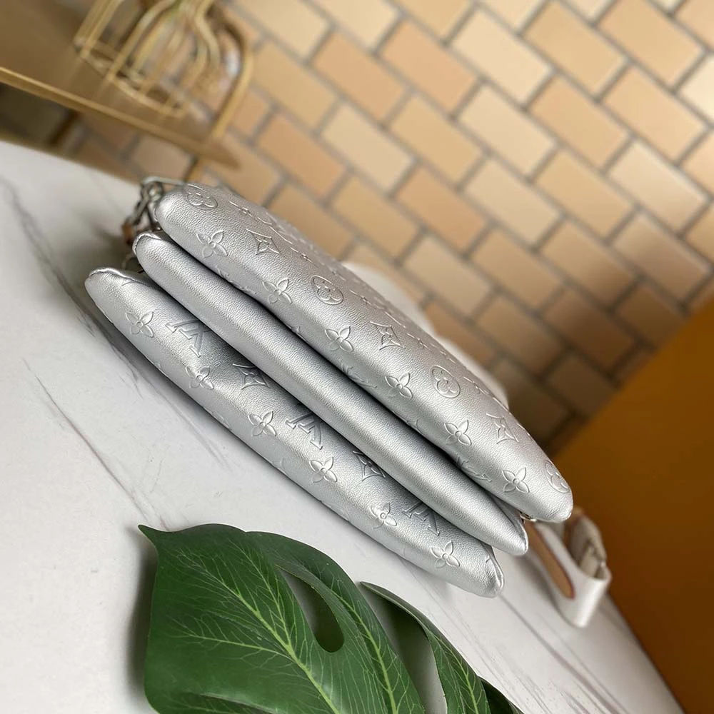 Louis Vuitton COUSSIN PM M57790 BLACK/WHITE/RED 10 Coussin