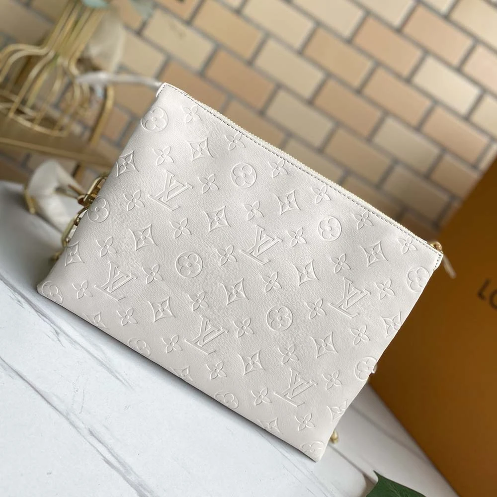 Louis Vuitton COUSSIN PM M57790 BLACK/WHITE/RED 12 Coussin