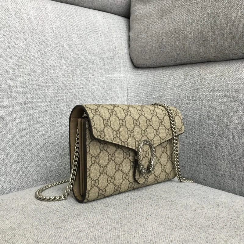 Gucci Dionysus canvas chain wallet 2 EEh