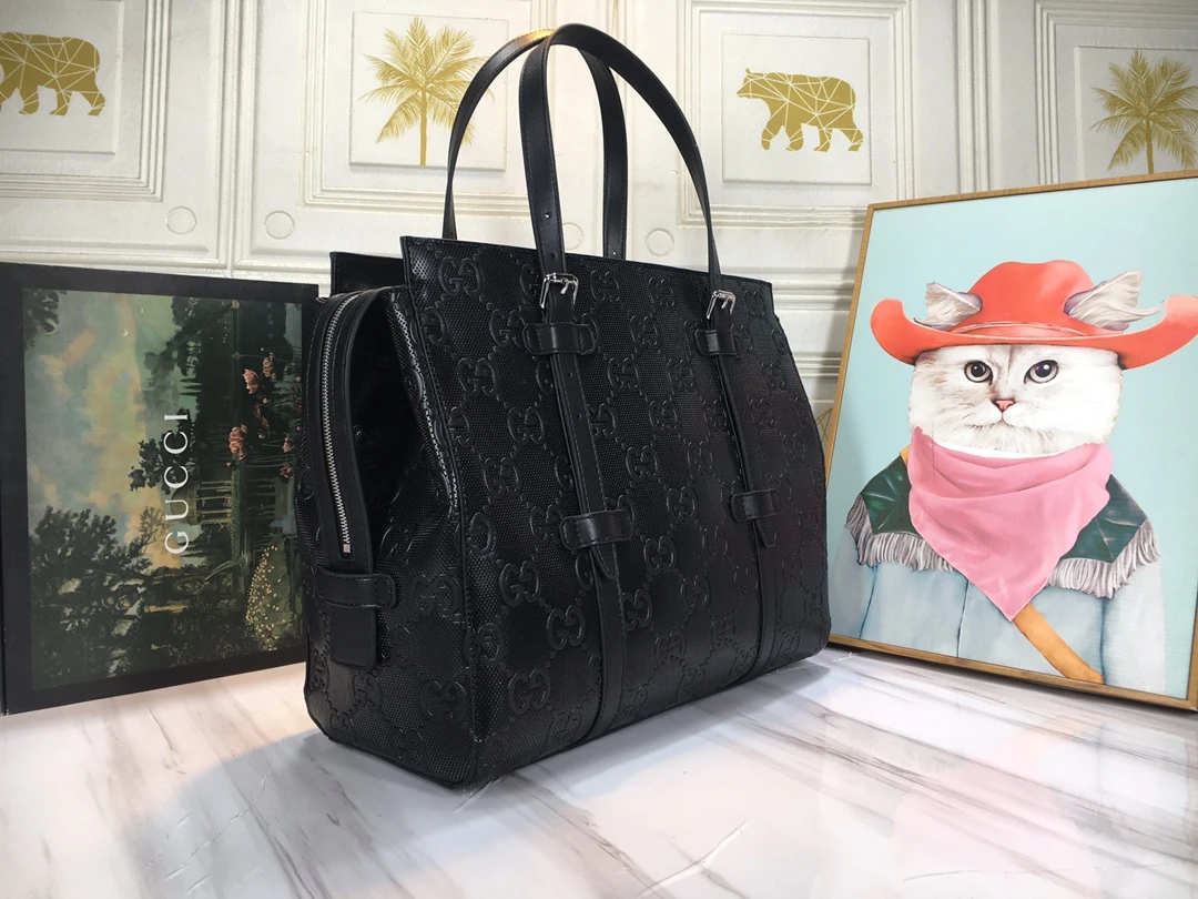 Gucci Double G embossed tote bag 2 EE