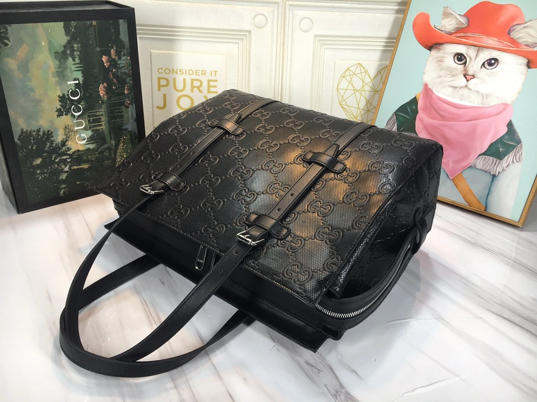 Gucci Double G embossed tote bag 3 EE