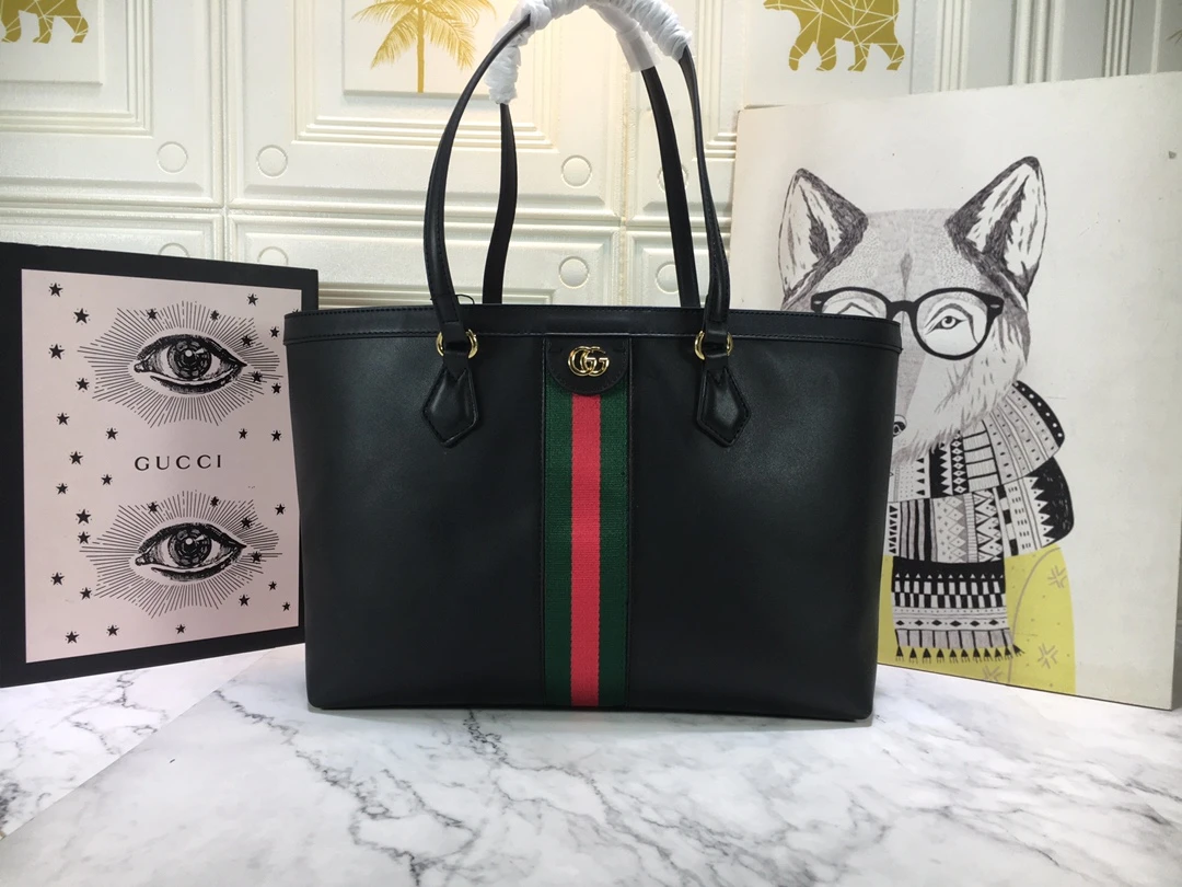 Gucci Ophidia leather tote 1 EEblk
