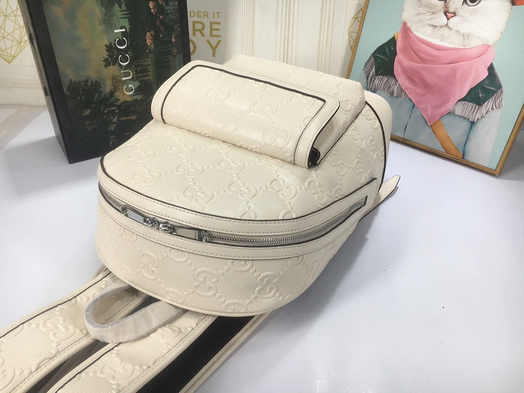 Gucci Double G embossed backpack 10 EE