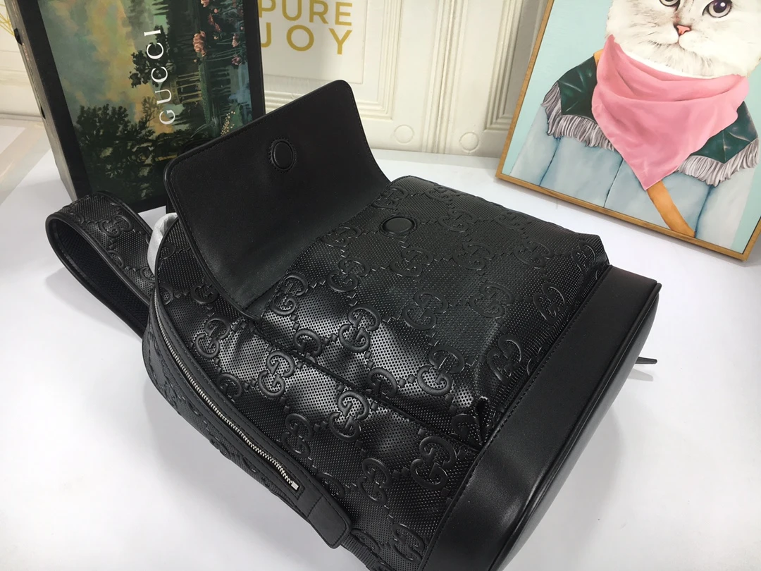 Gucci Double G embossed backpack 5 EE