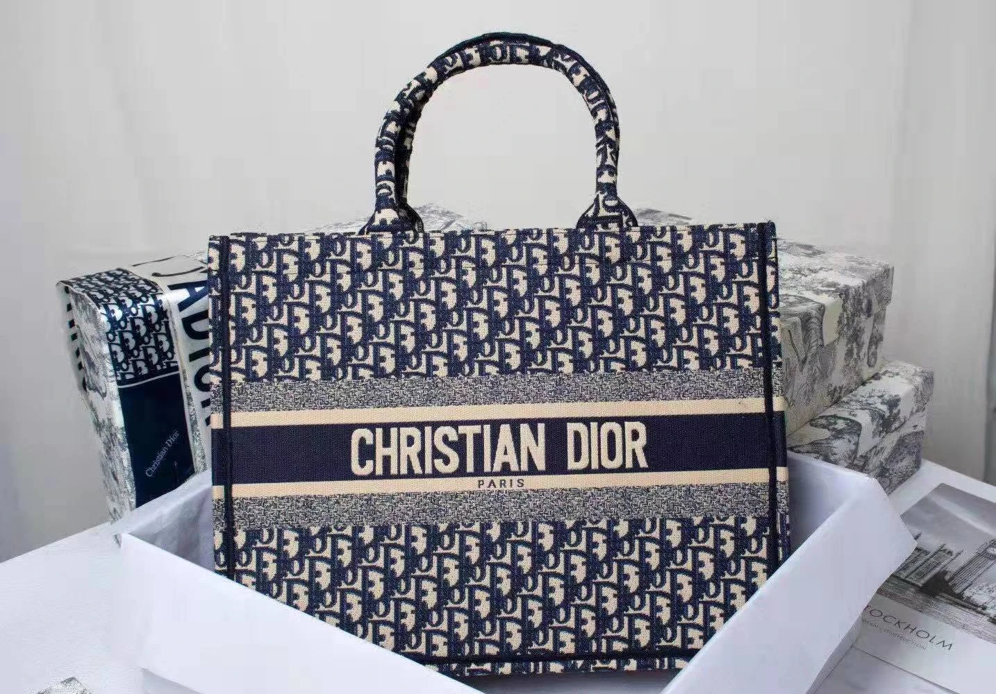 Dior Oblique Book Tote 42/36cm 12 EBEAEEBFAEBBEE