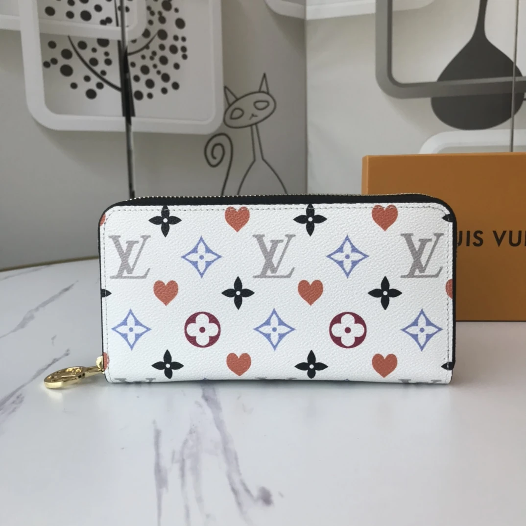 Louis Vuitton GAME ON ZIPPY WALLET M80323 Black/White 11 GAME ON ZIPPY WALLET M