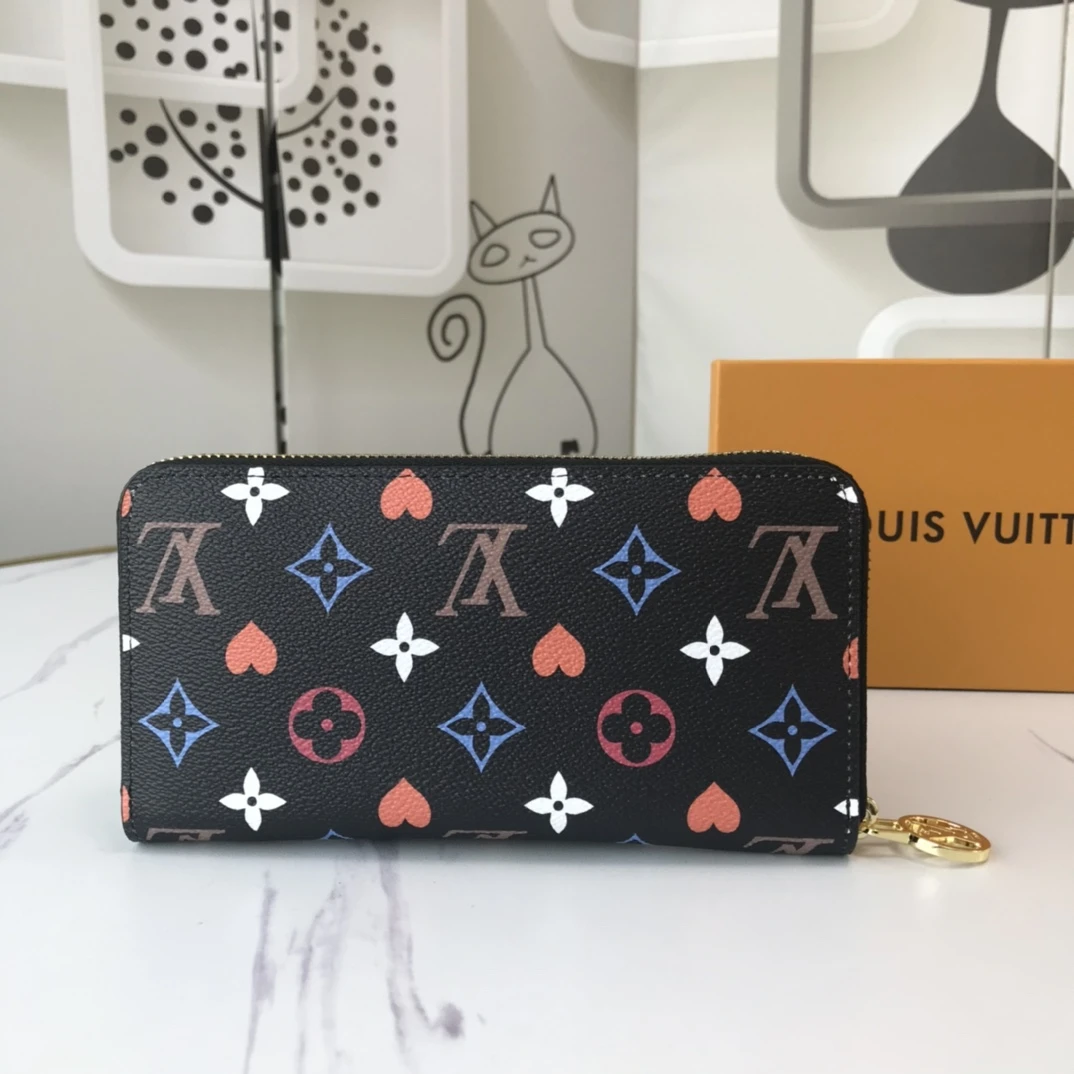 Louis Vuitton GAME ON ZIPPY WALLET M80323 Black/White 3 GAME ON ZIPPY WALLET M