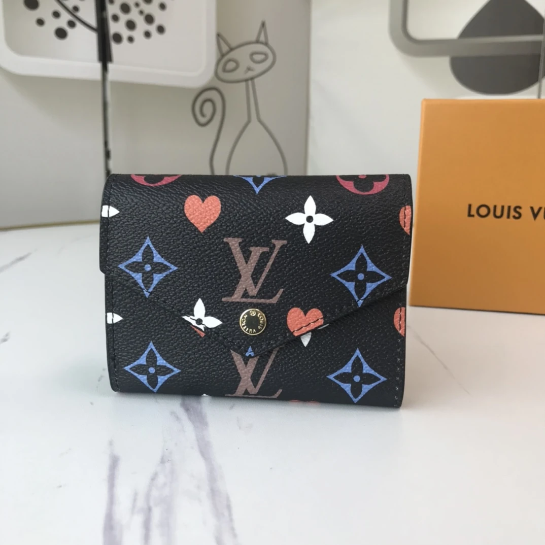 Louis Vuitton AAA-GAME ON ZOe WALLET M41938 Black/White 1 GAME ON ZOE WALLET M