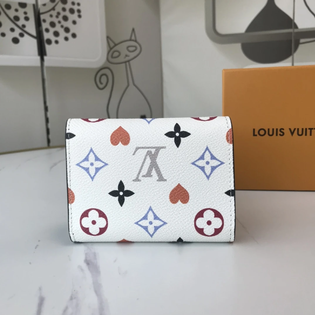 Louis Vuitton AAA-GAME ON ZOe WALLET M41938 Black/White 11 GAME ON ZOE WALLET M