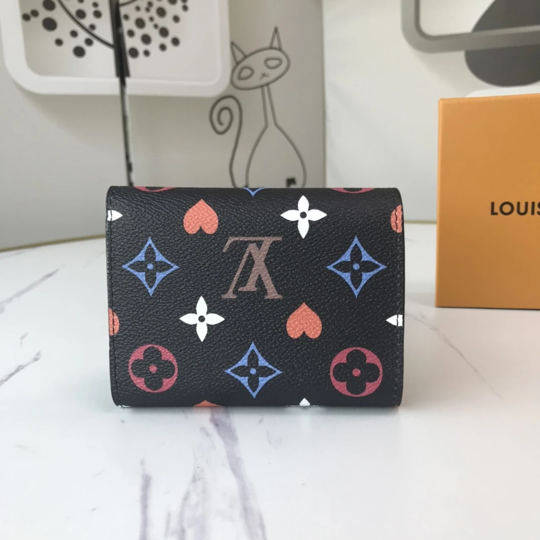 Louis Vuitton AAA-GAME ON ZOe WALLET M41938 Black/White 2 GAME ON ZOE WALLET M