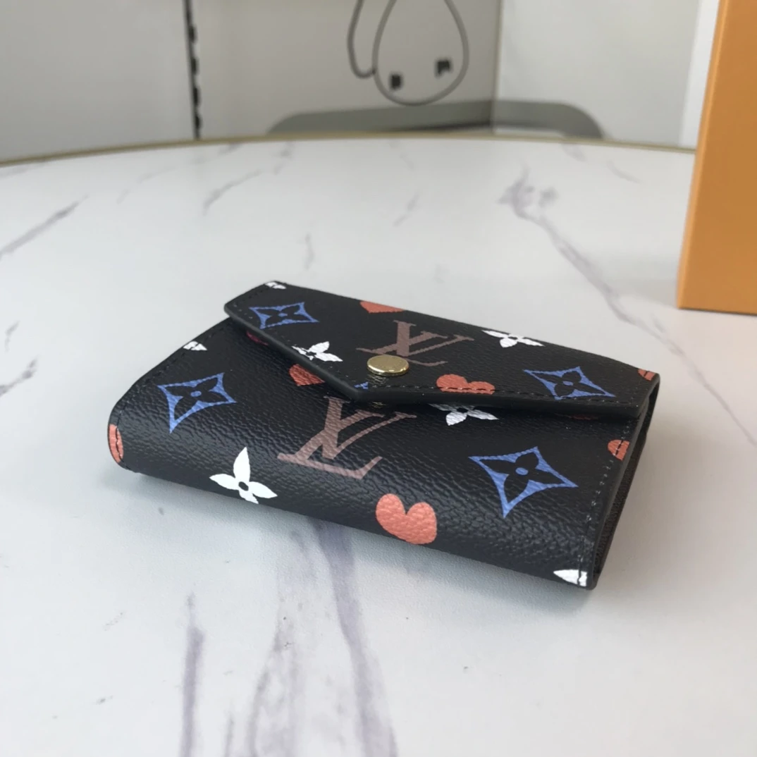 Louis Vuitton AAA-GAME ON ZOe WALLET M41938 Black/White 3 GAME ON ZOE WALLET M