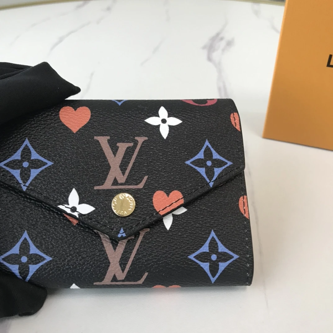 Louis Vuitton AAA-GAME ON ZOe WALLET M41938 Black/White 5 GAME ON ZOE WALLET M