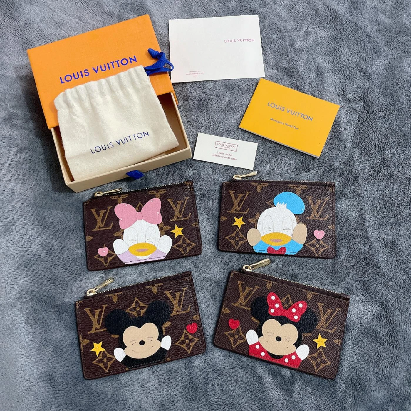 Louis Vuitton Cartoon Bag Charm Card holder Key Holder L08 1 L