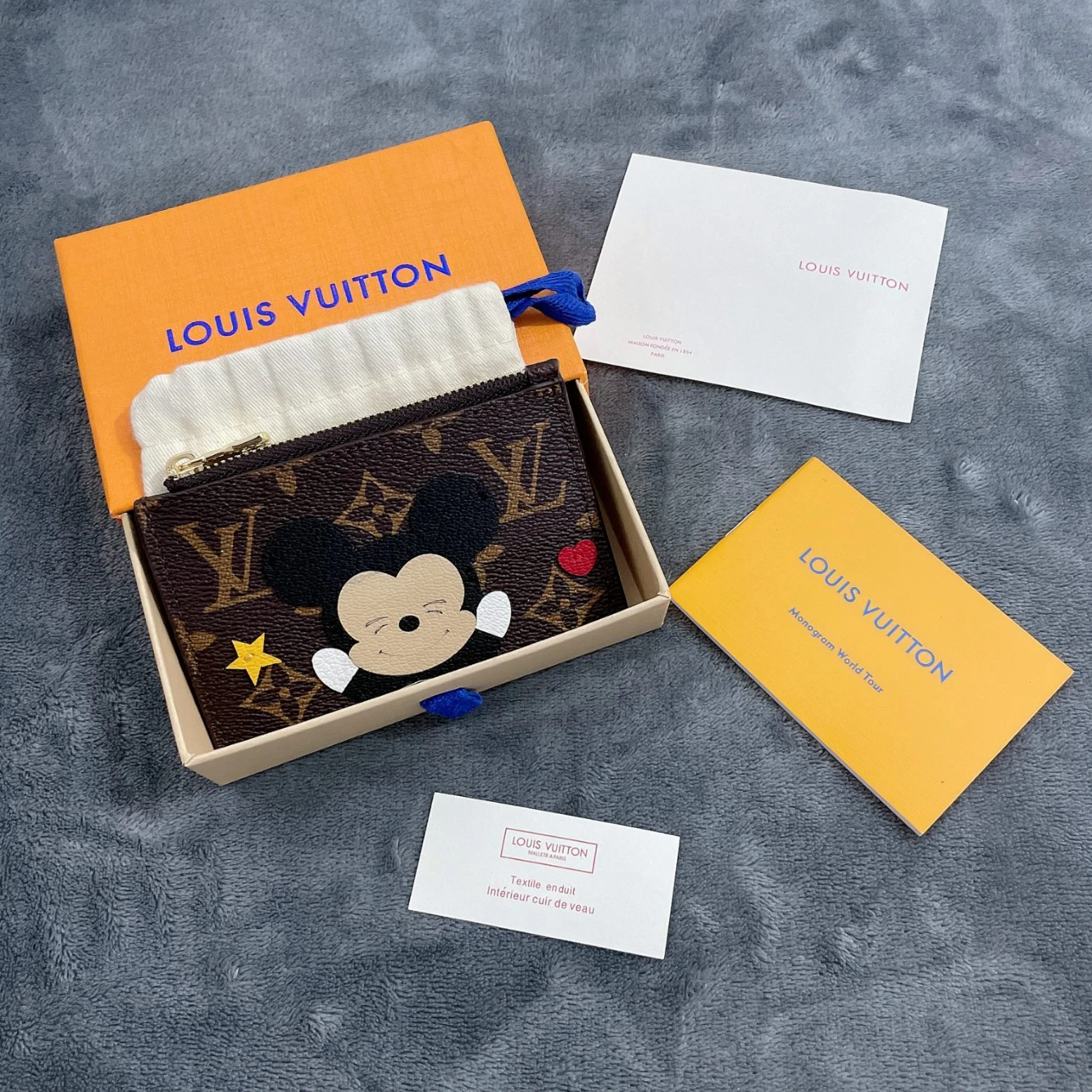 Louis Vuitton Cartoon Bag Charm Card holder Key Holder L08 2 L