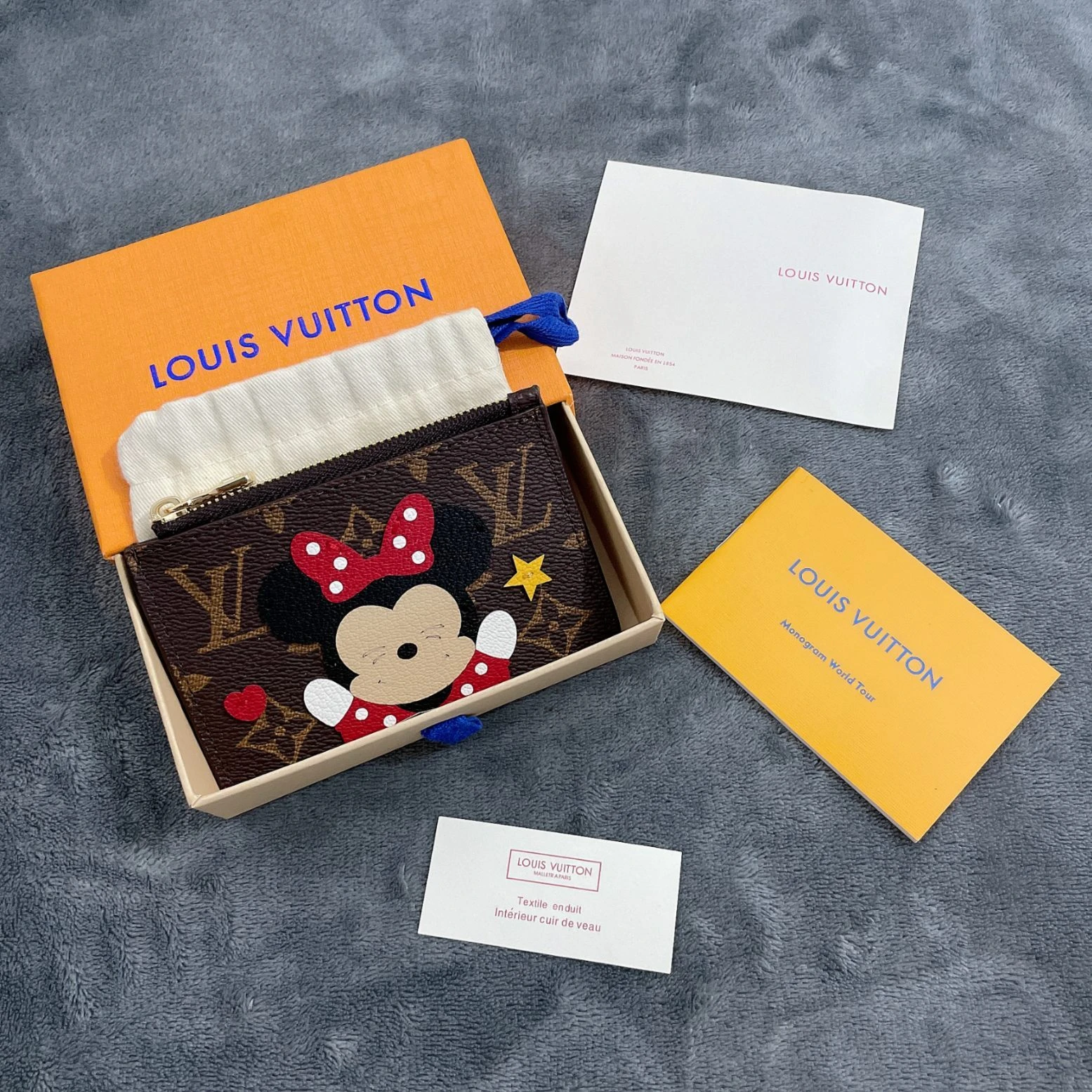Louis Vuitton Cartoon Bag Charm Card holder Key Holder L08 3 L