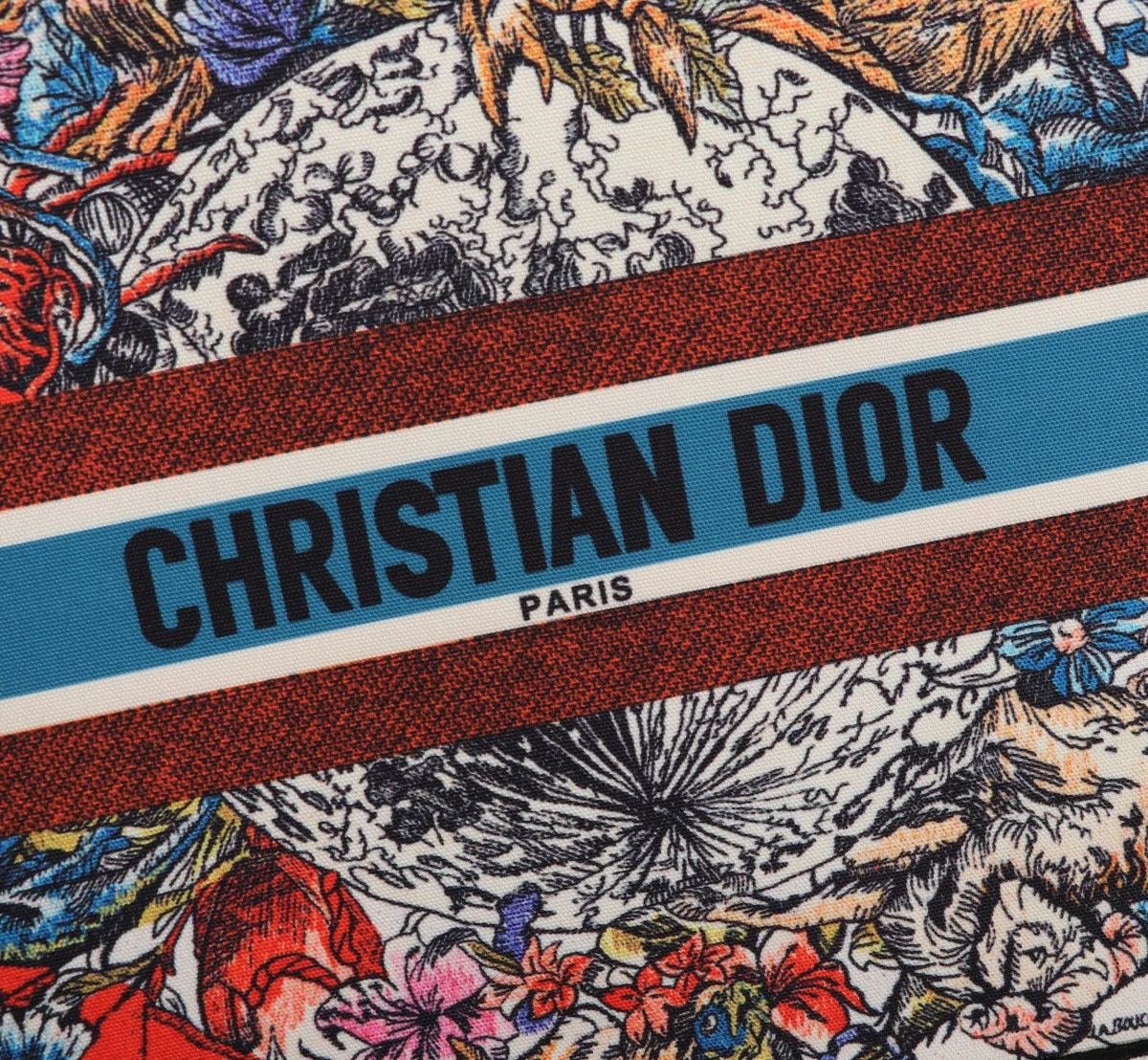 Dior Latte Multicolor Medium/Large Book Tote- 36/42cm 4 MZW