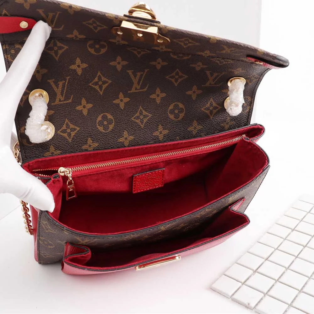 Louis Vuitton VAVIN PM M43931 BLACK/RED/NAVY 12 M