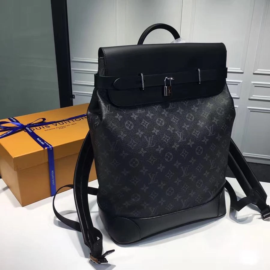 Louis Vuitton AAA-STEAMER BACKPACK M44052 Black 6 M Black Mono