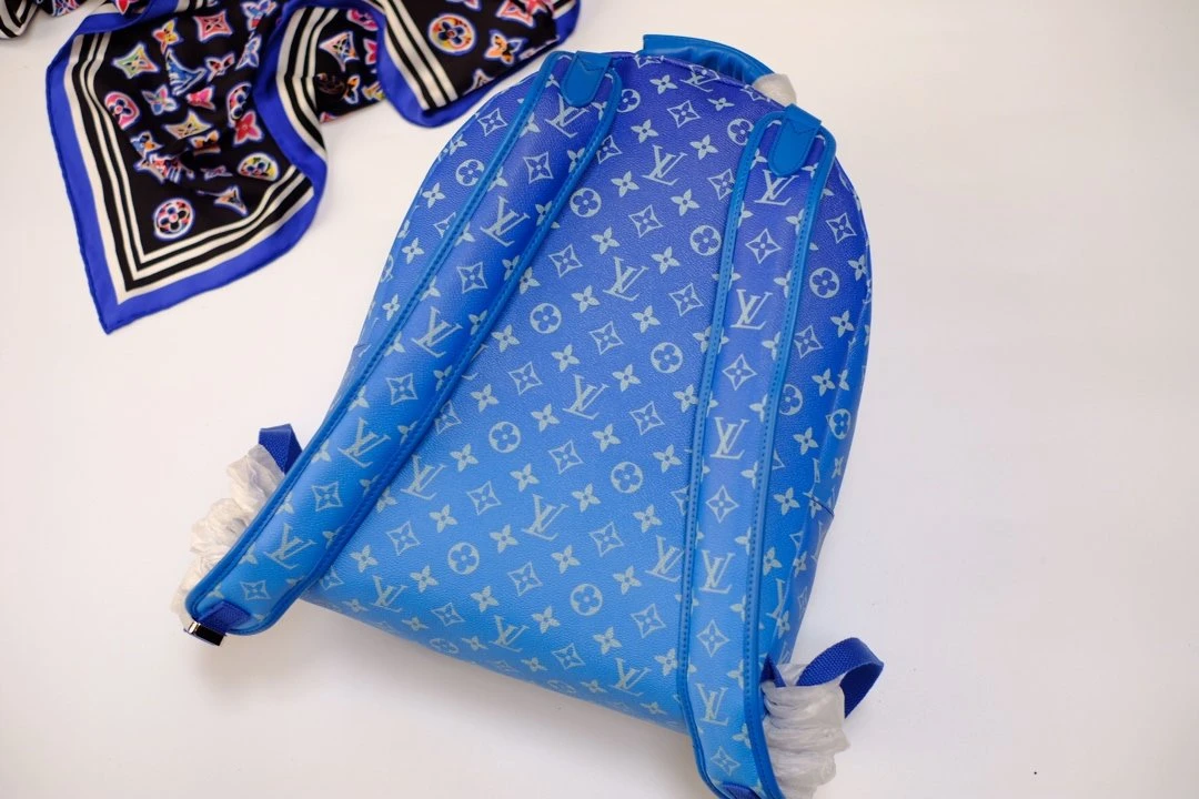 Louis Vuitton AAA-BACKPACK MULTIPOCKET M45441 Blue 6 M Monogram Blue