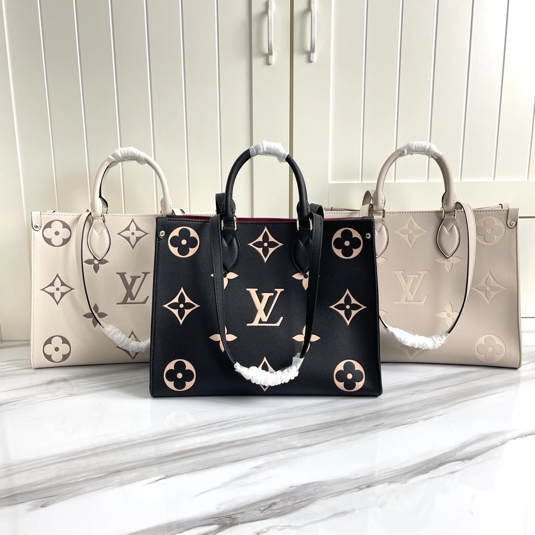 Louis Vuitton AAA-ONTHEGO MM Black/Beige 1 M