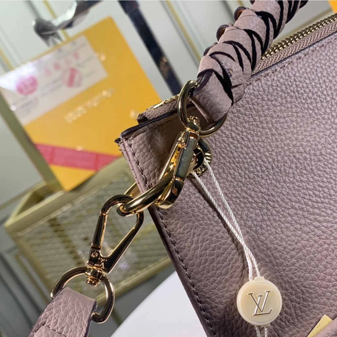 Louis Vuitton MAIDA HOBO M45523 GREY/BLUE 5 M