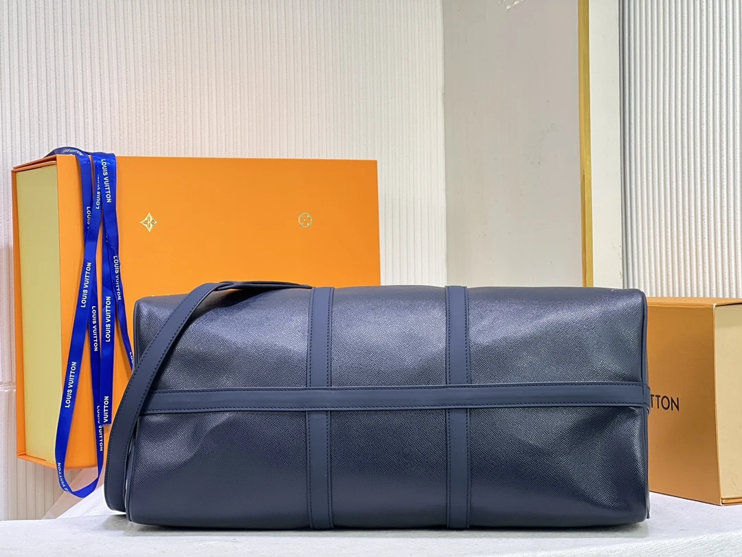 Louis Vuitton KEEPALL BANDOULIeRE 50 M45975 Blue 7 M