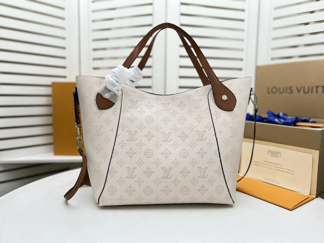 Louis Vuitton Hina MM- Black/Beige/Pink/White 13 M