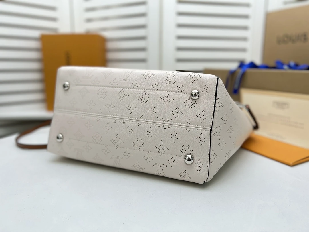 Louis Vuitton Hina MM- Black/Beige/Pink/White 14 M