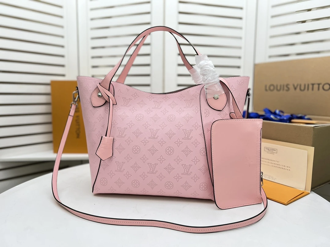 Louis Vuitton Hina MM- Black/Beige/Pink/White 16 M