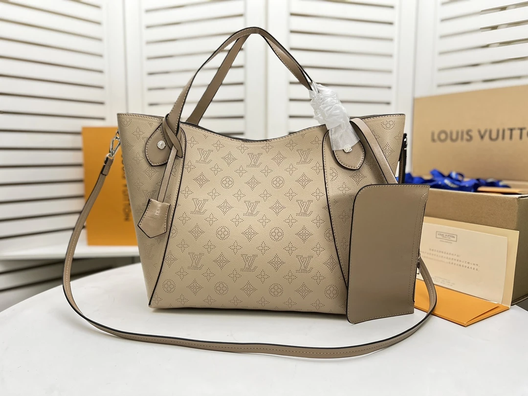 Louis Vuitton Hina MM- Black/Beige/Pink/White 6 M