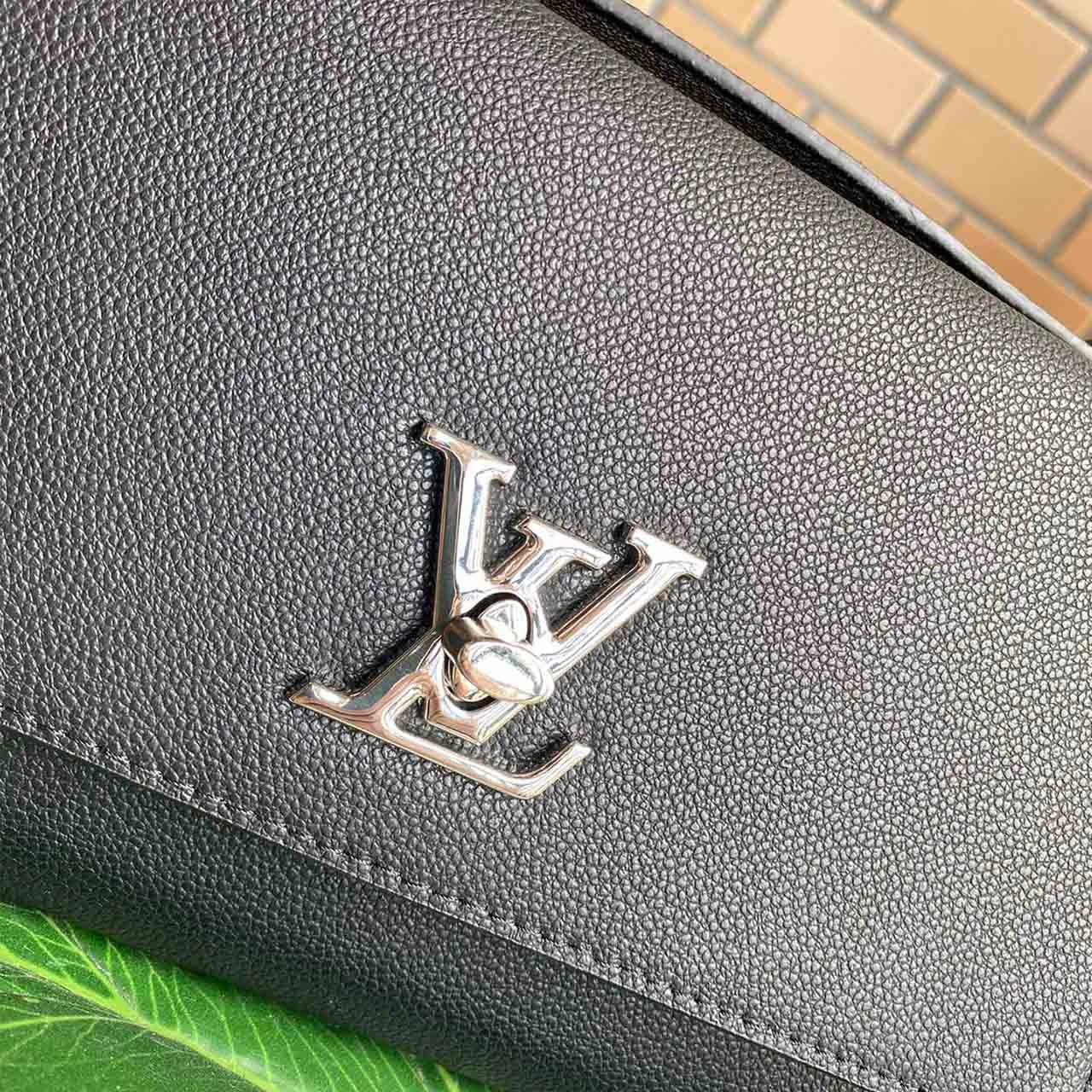 Louis Vuitton LOCKME CLUTCH M56088 PINK/BLUE 13 M