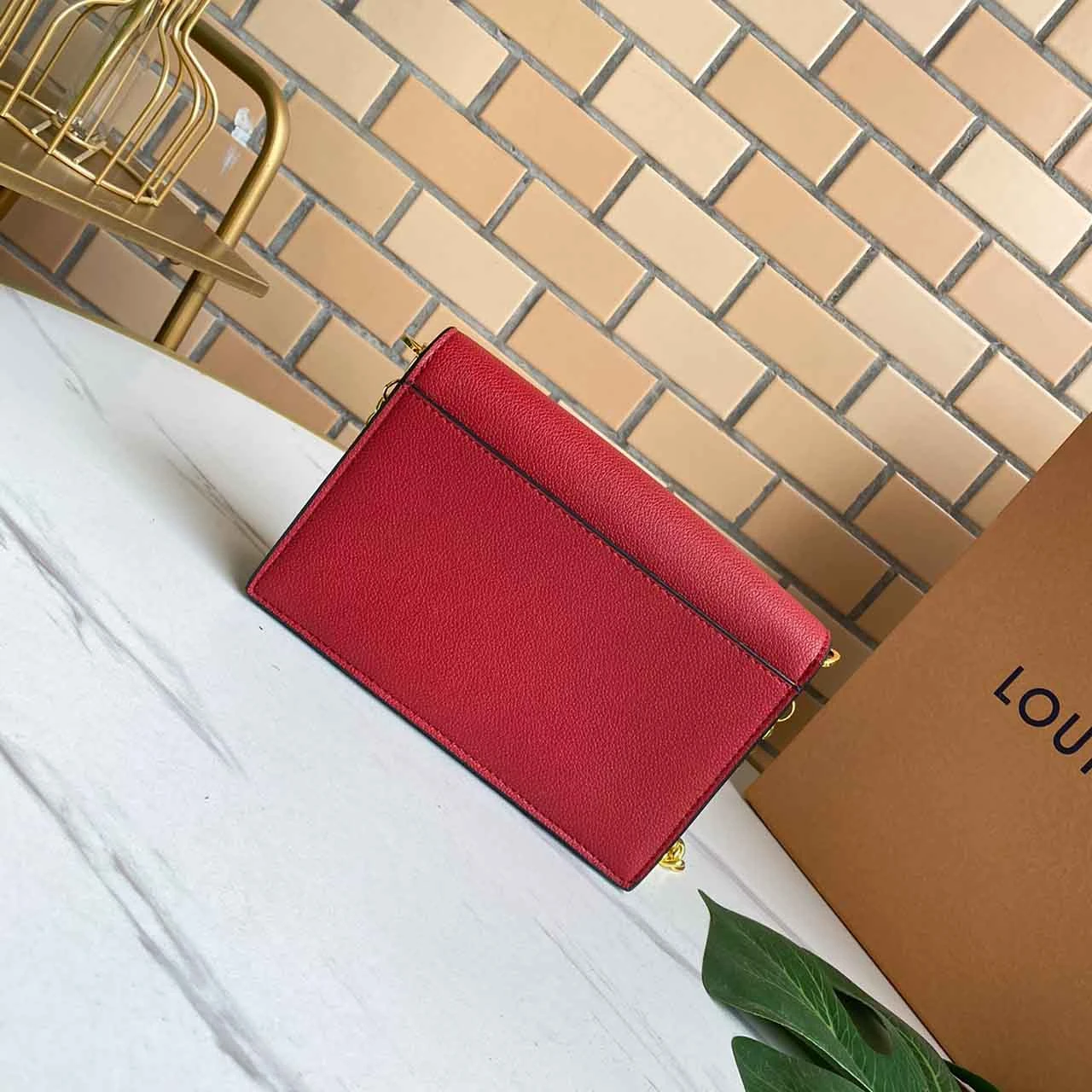 Louis Vuitton MYLOCKME CHAIN BAG M56641 RED/PINK&WHITE 9 M