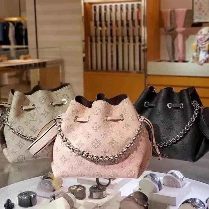 Louis Vuitton Bella Bucket Bag Black/Pink/Grey 1 M