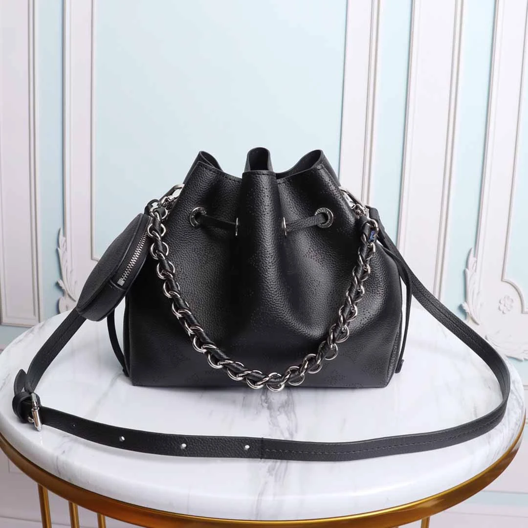 Louis Vuitton MURIA M57526 Black/Beige/Pink 11 M