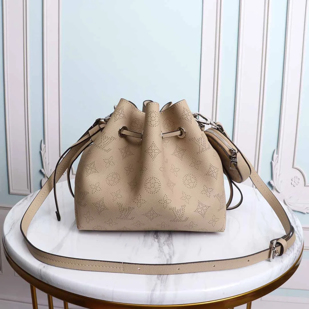 Louis Vuitton MURIA M57526 Black/Beige/Pink 8 M