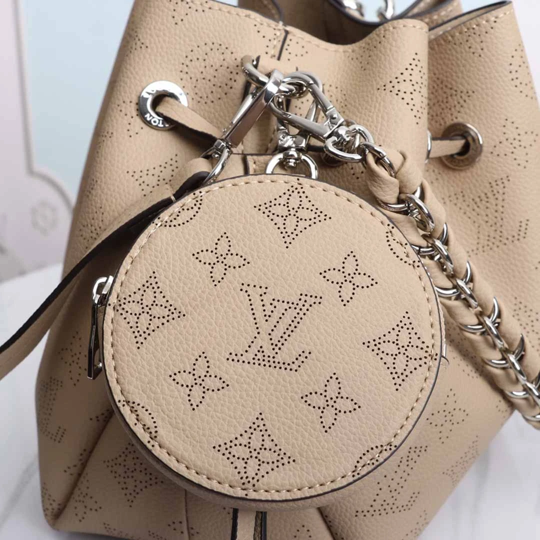 Louis Vuitton MURIA M57526 Black/Beige/Pink 9 M
