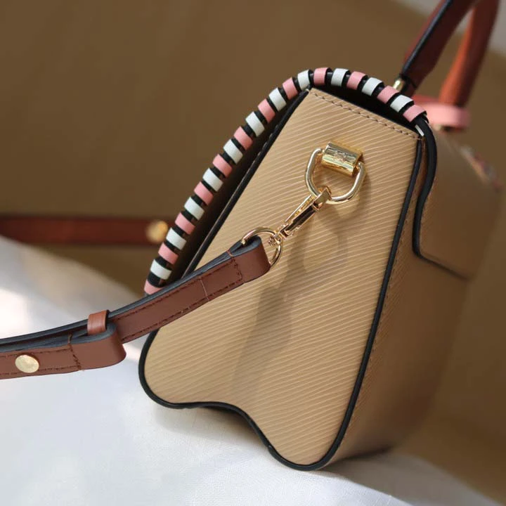 Louis Vuitton Twist MM handbag Black/Pink/Brown 14 M