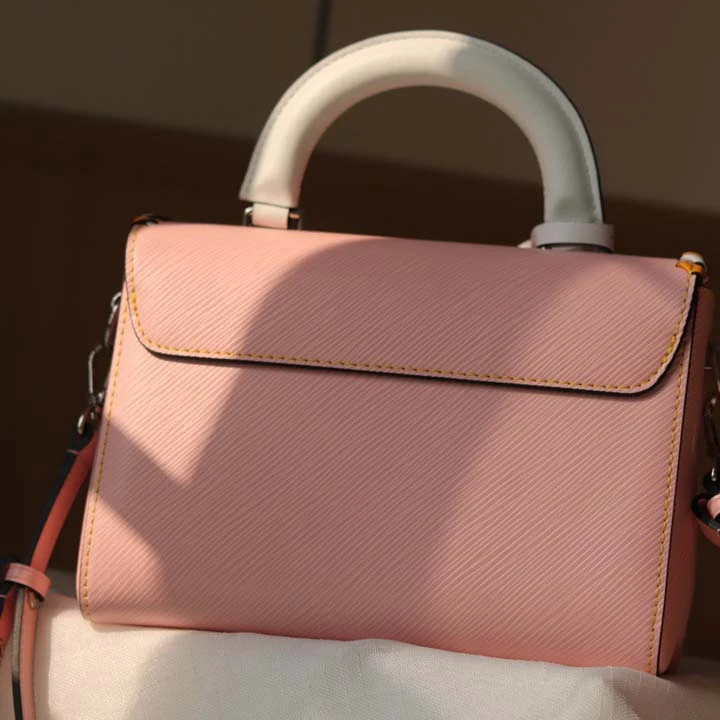 Louis Vuitton Twist MM handbag Black/Pink/Brown 8 M