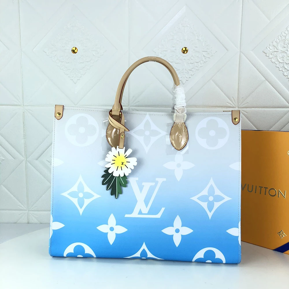 Louis Vuitton ONTHEGO GM Blue/Pink/Mist 2 M
