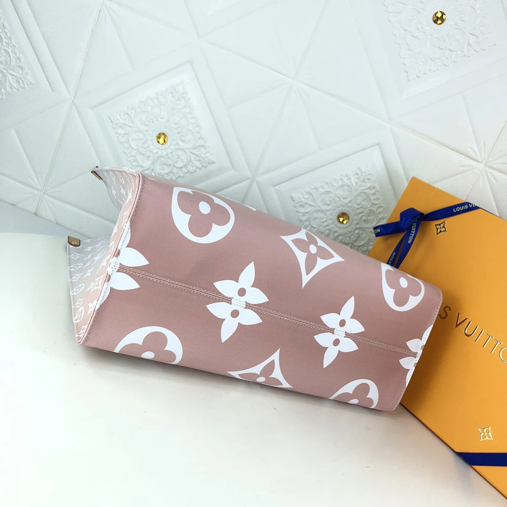 Louis Vuitton ONTHEGO GM Blue/Pink/Mist 14 M