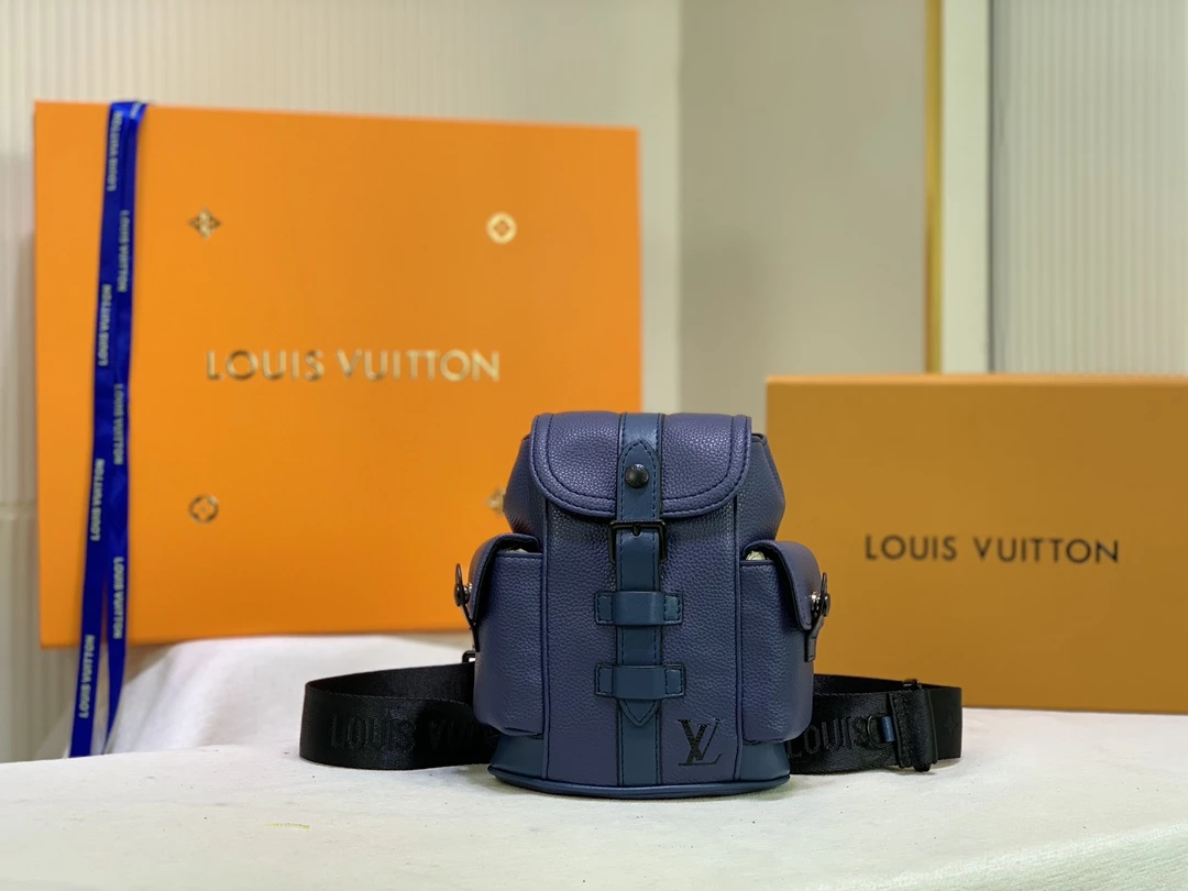 Louis Vuitton CHRISTOPHER XS Black/Blue/White 9 M