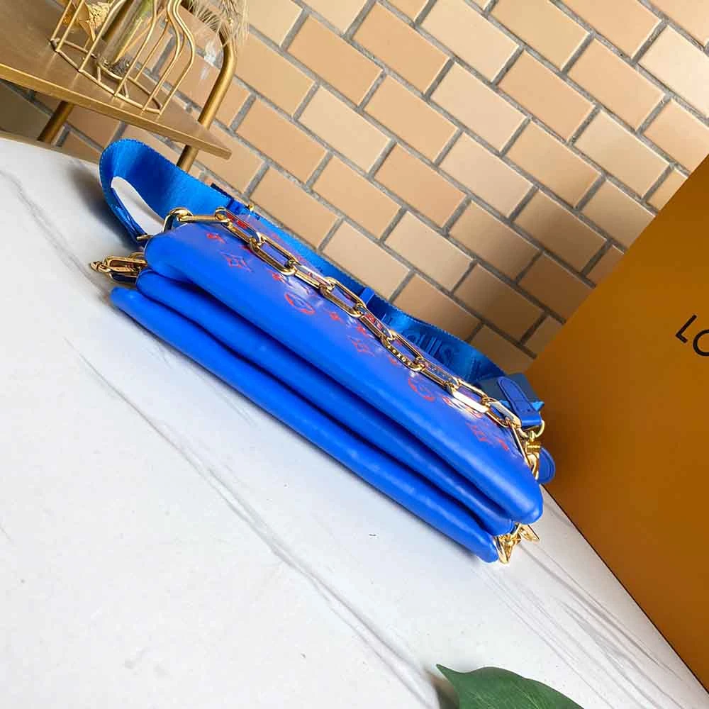 Louis Vuitton COUSSIN PM M58628 Pink/Dark Blue 14 M