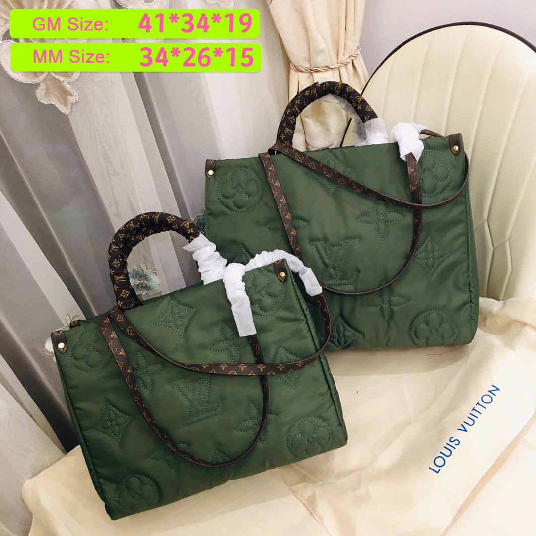 Louis Vuitton OnTheGO GM Tote Bag- Green 1 Mg