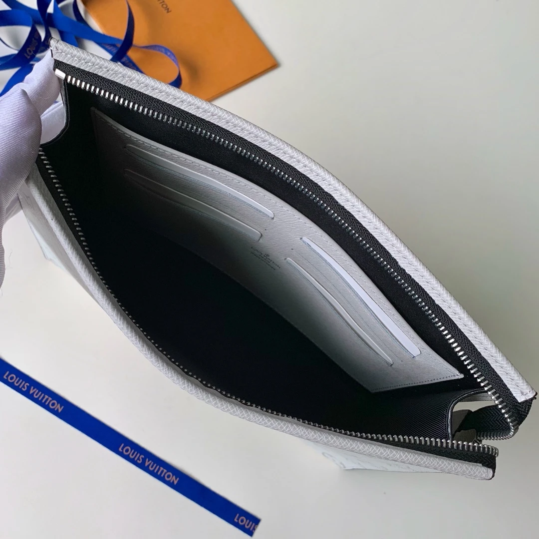 Louis Vuitton Pochette Voyage MM Yellow/White 6 M