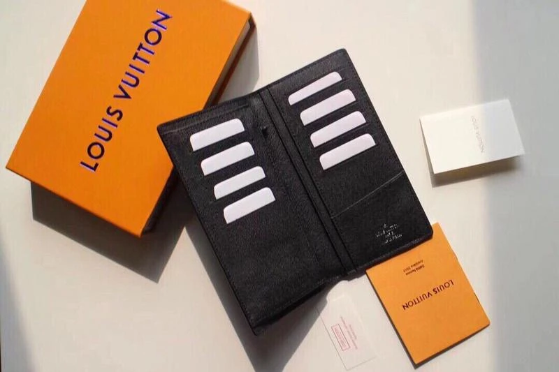 Louis Vuitton Brazza Wallet Black 4 M