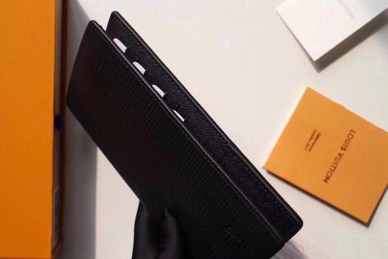 Louis Vuitton Brazza Wallet Black 5 M